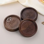Personalized Engraved Name Icon Walnut Wood Trinket Jewelry Dish Home Decor Class of 2025 Graduation Gift Graduates