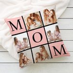 Personlig mamma mamma tittel 6 bilder Mykt kasteputetrekk Hjemmeinnredning Morsdag Bursdagsgave til mamma