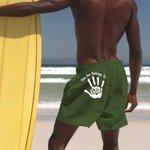 Personalizado Palm Print Funny This Ass Belongs To Bañador de Secado Rápido Pantalones Cortos de Playa con Nombre Fiesta en la Playa Vacaciones Cumpleaños Regalo para Hombre