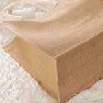 Gepersonaliseerde Potloden Boeken Bloemen Jute Tote Bag met Naam Grote Opslag Reis Accessoire Feest Verjaardag Cadeau voor Vrouwen