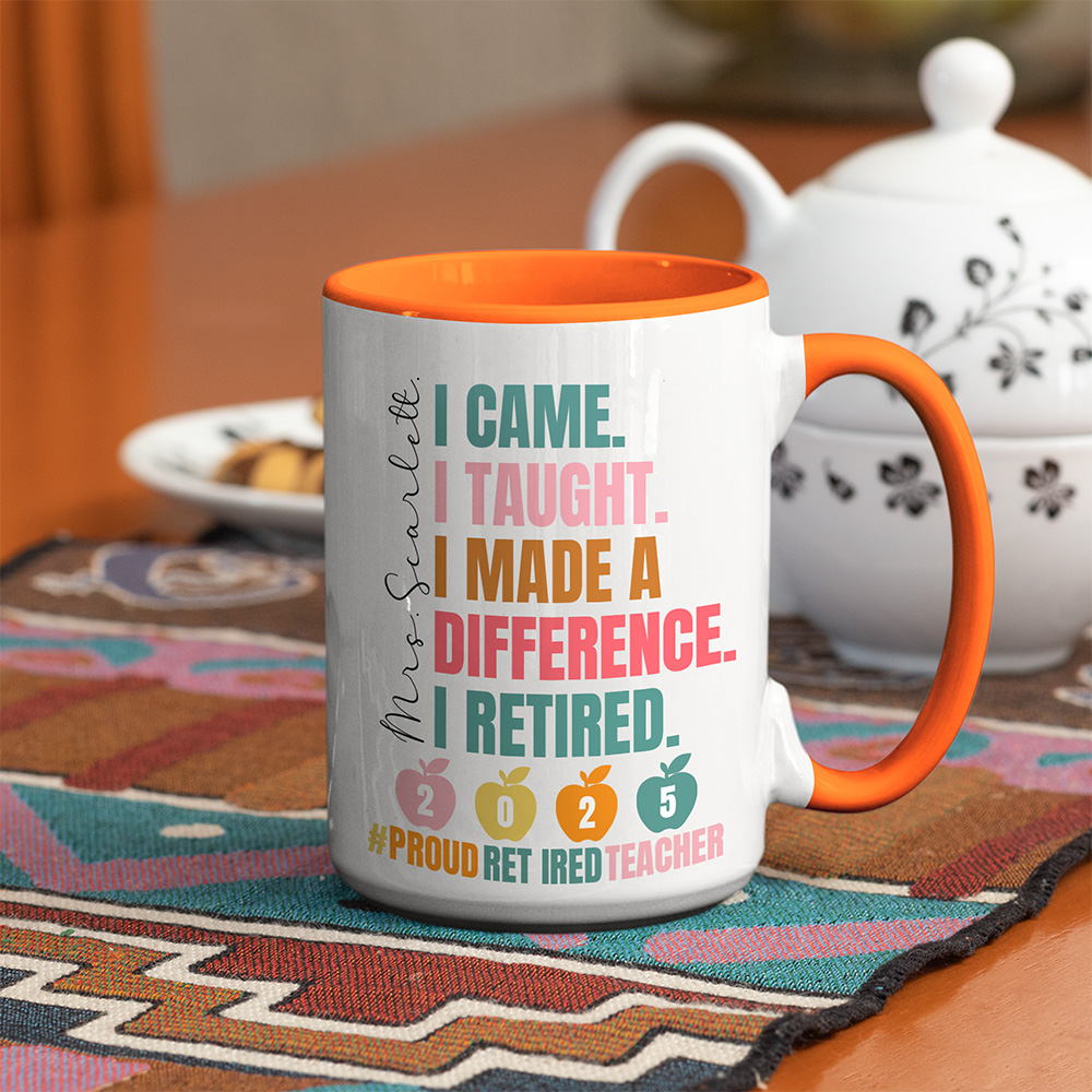 Taza Personalizada Maestro Jubilado