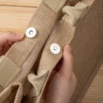 Gepersonaliseerde Potloden Boeken Bloemen Jute Tote Bag met Naam Grote Opslag Reis Accessoire Feest Verjaardag Cadeau voor Vrouwen