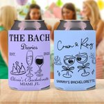 Personalisierte Weingläser Blumenstrauß Krone Kuchen Bierdose Kühler Hülse mit Namen Geburtstag Party Geschenk für Freunde Bierliebhaber Frauen
