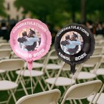 Personalisierte Multicolor Foto aufblasbare Helium Qualität Ballons mit Text-Satz von 2 Party Supplies Graduation Zeremonie Geschenk für Absolventen