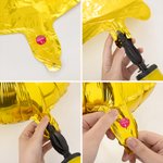 Personalisierte Multicolor Foto aufblasbare Helium Qualität Ballons mit Text-Satz von 2 Party Supplies Graduation Zeremonie Geschenk für Absolventen