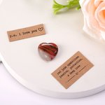 Personalised You Are My Penguin Red Love Pebble Card Gift Box with Names Anniversary Valentine's Day Gift for Couple