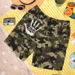 Personalizado Palm Print Funny This Ass Belongs To Bañador de Secado Rápido Pantalones Cortos de Playa con Nombre Fiesta en la Playa Vacaciones Cumpleaños Regalo para Hombre