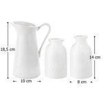 Personalisierte Geburtsblumen Schmetterlinge Garten Keramik Blumenvase mit Kosenamen und 1-8 Namen Geburtstag Muttertag Geschenk für Mama Oma Familie