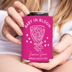 Personalisierte Weingläser Blumenstrauß Krone Kuchen Bierdose Kühler Hülse mit Namen Geburtstag Party Geschenk für Freunde Bierliebhaber Frauen