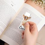 Personalisiertes magnetisches Lesezeichen mit Foto Portrait Namen Lesezubehör Schulanfang Geburtstag Geschenk für Leser Bücherwürmer