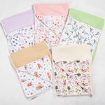 Personalised Wild Flower Cute Fox Giraffe Elephant Baby Blanket with Embroidered Name Birthday Baby Shower Gift for Newborns