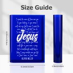 Personalisierte Kreuz Bibel Zitate Clear Buchstütze Vase mit Namen Ästhetische Raumdekoration Taufe Geburtstag Geschenk für Frauen Christen Buchliebhaber