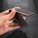 Personalized Graduation Cap Foldable PU Leather Magnetic Money Clip with 2 Texts Portable Accessories Graduation Gift for Graduates