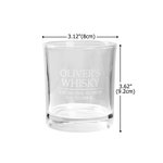 Personlig for tiden vi kjører deg til å drikke 10 oz Whiskey Rocks Glass med navn farsdag bursdagsgave til pappa bestefar whiskyelskere