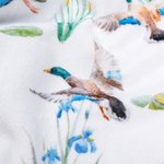 Personalised Wild Flower Cute Fox Giraffe Elephant Baby Blanket with Embroidered Name Birthday Baby Shower Gift for Newborns