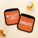 Gepersonaliseerde Multicolor Emergency Alert Carseat Riemen met Naam en Tekst Set van 2 Verjaardag Caring Gift voor Allergie Autisme Kinderen Familie