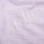 Personalised Wild Flower Cute Fox Giraffe Elephant Baby Blanket with Embroidered Name Birthday Baby Shower Gift for Newborns