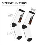Personalized Graduation Hat Photo Congrats Grad Soft Multicolor Crew Socks with Name Celebration Graduation Gift for Graduates Classmates