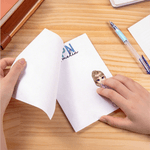 Personalized Cartoon Doctor Nurse Character Notepad with 40/80 Pages and Name Nurse Week Appreciation Gift for Medical Staff