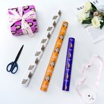 Personalisierte lustiges Gesicht Foto Multicolor Geschenkpapier mit Text Weihnachten Geburtstag Urlaub Favorit Verpackung für Familie Freunde