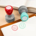 Personalized Words of Encouragement Portable Self-Inking Teacher Stamp with Text Teacher's Day Extracurricular Activities Award  Gift for Teacher