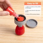 Personalized Words of Encouragement Portable Self-Inking Teacher Stamp with Text Teacher's Day Extracurricular Activities Award  Gift for Teacher