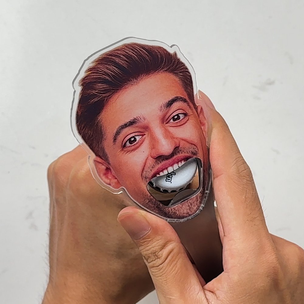 Gepersonaliseerde Grappige Avatar Foto Flesopener Magneet Koelkastdeur Bar Feest Wijn Accessoire Verjaardagscadeau voor Vriend Drinkende Liefhebber 6
