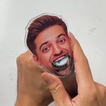 Personalised Funny Avatar Face Photo Bottle Opener with Magnet Fridge Decor Bar Party Wine Accessory Birthday Gift for Friend Drinking Enthusiast