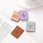 Personalized Cross Magnetic Bookmark Clip with Name Reading Stationery Supplies Birthday Gift for Christian Bookworm
