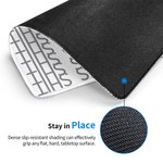 Tapis de souris multicolore antidérapant avec texte Fournitures de bureau Cadeau d'anniversaire amusant pour les amis, la famille et les collègues