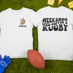 Personalisierte Ballsport Kaffeebecher Name T-shirt Sweatshirt Hoodie Geburtstag Spiel Tag Geschenk für Sportliebhaber
