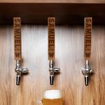 Personalizado Grabado Barril de Cerveza Grifo Mango con Pizarra y Texto Kegerators Inicio Bar Accesorios Día del Padre para Papá Amante de la Cerveza