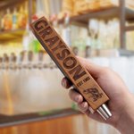Personalizado Grabado Barril de Cerveza Grifo Mango con Pizarra y Texto Kegerators Inicio Bar Accesorios Día del Padre para Papá Amante de la Cerveza