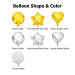 Gorro de Graduación Personalizado Silueta Béisbol Voleibol Deportes Papel de Aluminio Globo con Texto y Año Productos para Fiestas Regalo de Graduación para Graduados