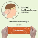 Henkilökohtainen sulkapallo koripallo Anti-hiki Sports Headband nimi Sports Accessory syntymäpäivälahja ystäville perheelle