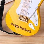 Personalized Multicolour Mini Guitar with Strap Display Ornament with Engraved Name Case Home Decor Birthday Gift for Guitarist Music Lover 8