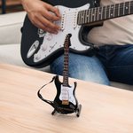 Personalized Multicolour Mini Guitar with Strap Display Ornament with Engraved Name Case Home Decor Birthday Gift for Guitarist Music Lover 3