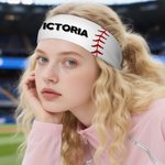 Henkilökohtainen sulkapallo koripallo Anti-hiki Sports Headband nimi Sports Accessory syntymäpäivälahja ystäville perheelle