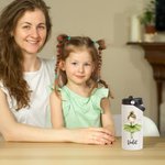 Personalisierte Cartoon Ballett Mädchen Name 15 oz Lebensmittelqualität Edelstahl Wasserflasche mit Stroh Tanz-Team Geburtstagsgeschenk für Ballerina Mädchen