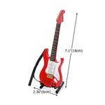 Personalized Multicolour Mini Guitar with Strap Display Ornament with Engraved Name Case Home Decor Birthday Gift for Guitarist Music Lover 9