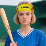 Henkilökohtainen sulkapallo koripallo Anti-hiki Sports Headband nimi Sports Accessory syntymäpäivälahja ystäville perheelle