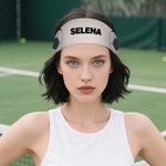 Henkilökohtainen sulkapallo koripallo Anti-hiki Sports Headband nimi Sports Accessory syntymäpäivälahja ystäville perheelle