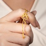 Personalisierte niedlichen Hund Pfote Halskette mit Namen zierlichen Schmuck Jahrestag Geburtstag Geschenk für Frauen Tierliebhaber