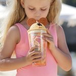 Vaso de helado personalizado con nombre y pajita Imprescindible de viaje Regalo de cumpleaños de vuelta al cole para niñas