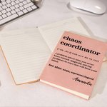 Henkilökohtainen Cluster Fuck Fixer Funny Dictionary Style A5 Journal Notebook nimellä ja 100 sivua edistäminen syntymäpäivälahja ystäville kollegoille