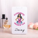 Personalized Cartoon Retro Girl Makeup Brush Set with Name and LED Mirror Travel Essentials Birthday Gift for Her