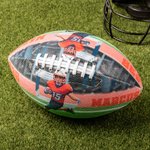 Personligt foto PU läderfotboll med namn och nummer Tävling Träning Memorabilia Födelsedagspresent för sportfan Spelare