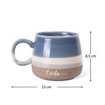 Personlig graverad keramikmugg med gradientfärg 500 ml namngiven födelsedagspresent till familj och vänner