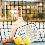 Henkilökohtainen Tämä kuuluu isoisälle Vedenpitävä Pickleball mela kansi 1-12 nimet Syntymäpäivä Isänpäivä lahja isälle isoisä Pickleball pelaaja