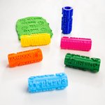Personalized 3D-Printed Cartoon Pattern Multicolor Play-Dough Roller with Name Arts and Crafts Toys Birthday Gift for Preschool Kids